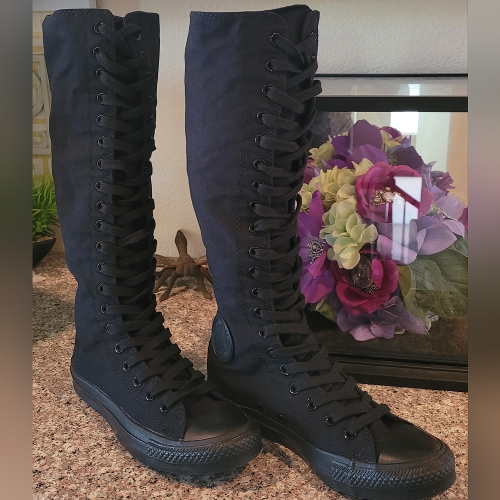 CONVERSE CT BLACK-Knee High sneakers UNISEX